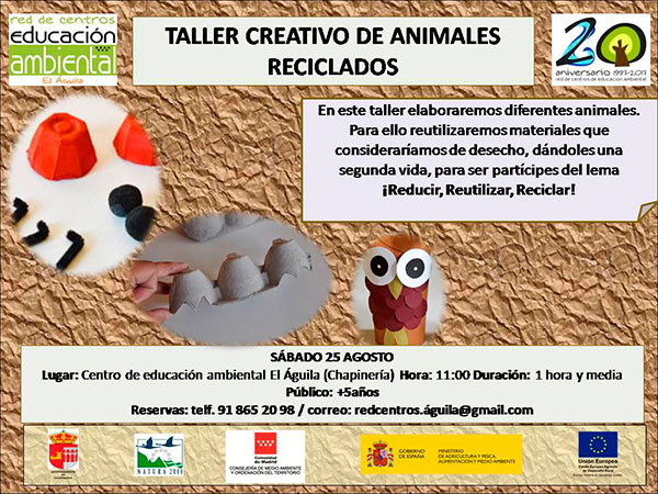 Taller-creativo-de-animales-reciclados