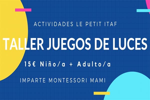 Taller juego de luces en Valdemoro 7 taller juego de lueces