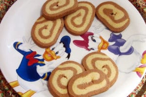 galletas de vainilla y chocolate