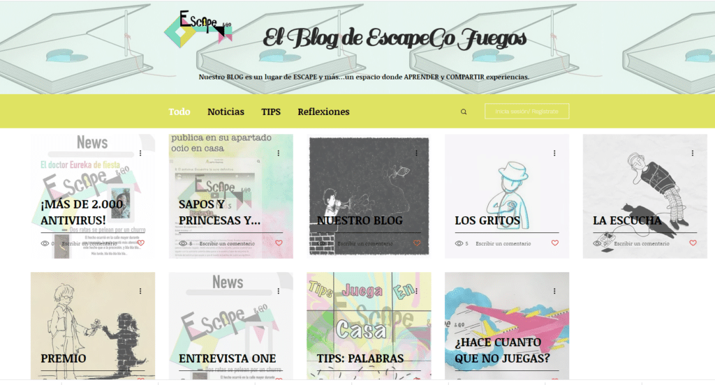 ESCAPEGO JUEGOS 1 PAGINA BLOG