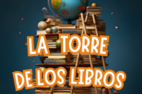 La torre de los libros en el Centro Cultural Alfredo Kraus (Fuencarral – El Pardo) 14 2 2