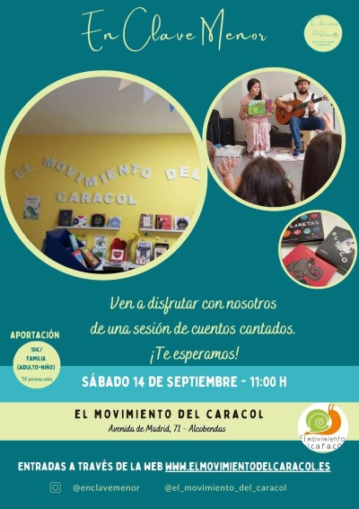 Cuentos Cantados a cargo de En Clave Menor en Alcobendas 14 1 23