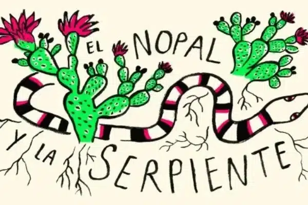 Sala de recreo | El nopal y la serpiente: Nopalera de texturas en la Casa de México 2 el-nopal-y-la-serpiente-serpentina-de-colores