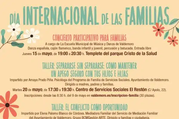 Día de las familias: talleres formativos, concierto y cuentacuentos en Valdemoro 2 1 11