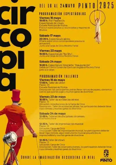 Circopía, el extraordinario mundo del circo, se vive en Pinto 2 circopia-pinto