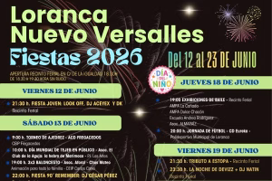 Fiestas de Loranca - Nuevo Versalles 2026 de Fuenlabrada 3 9 2