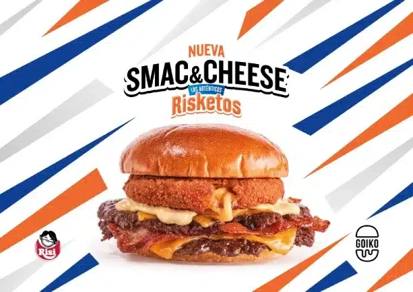 GOIKO y Risi se unen para lanzar la Smac&Cheese Risketos: Una nueva burger edición limitada 1 smac&cheese-risketos-goiko