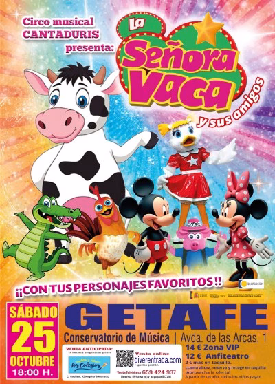 Sorteo de entradas para La señora vaca y sus amigos 1 la-senora-vaca