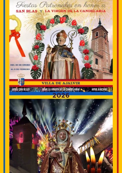 Fiestas de San Blas y Nuestra Señora de la Candelaria 2026 de Ajalvir. Programación completa 1 fiestas-de-san-blas-y-nuestra-senora-de-la-candelaria-2026-de-ajalvir