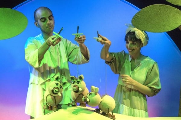 Jajilé, el cerdito verdeazul en la Sala Tarambana 11 jajile-el-cerdito-verdeazul