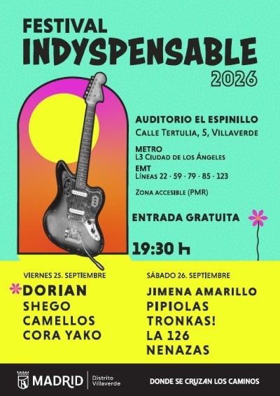 Dorian, artista estrella del Festival Indyspensable de Villaverde 1 festival-indyspensable