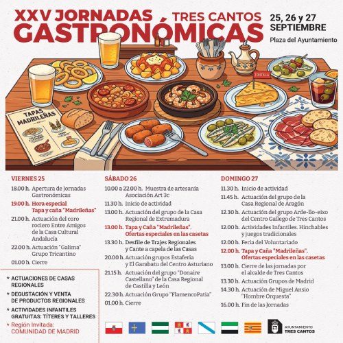 XXV Jornadas Gastronómicas de Tres Cantos 2026 1 xxv-jornadas-gastronomicas-de-tres-cantos-2026