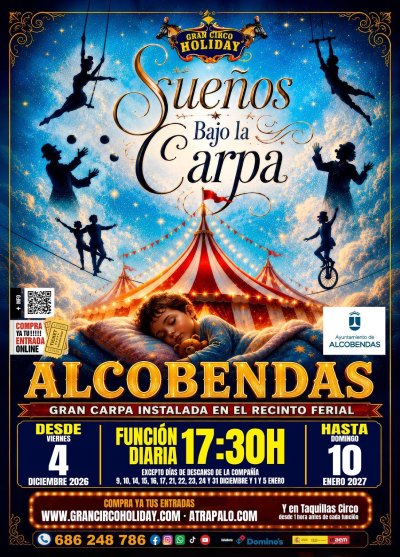 Sorteo de entradas para el Gran Circo Holiday. Sueños bajo la carpa 1 gran-circo-holiday-suenos-baja-la-carpa